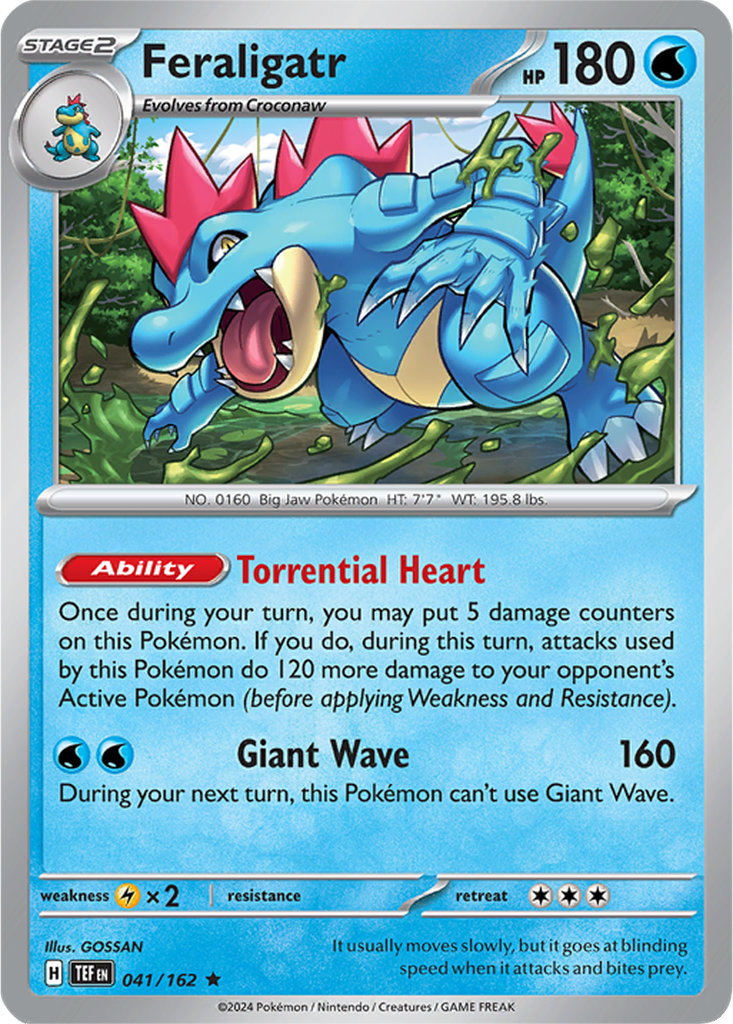 Temporal Forces 041/162 Feraligatr