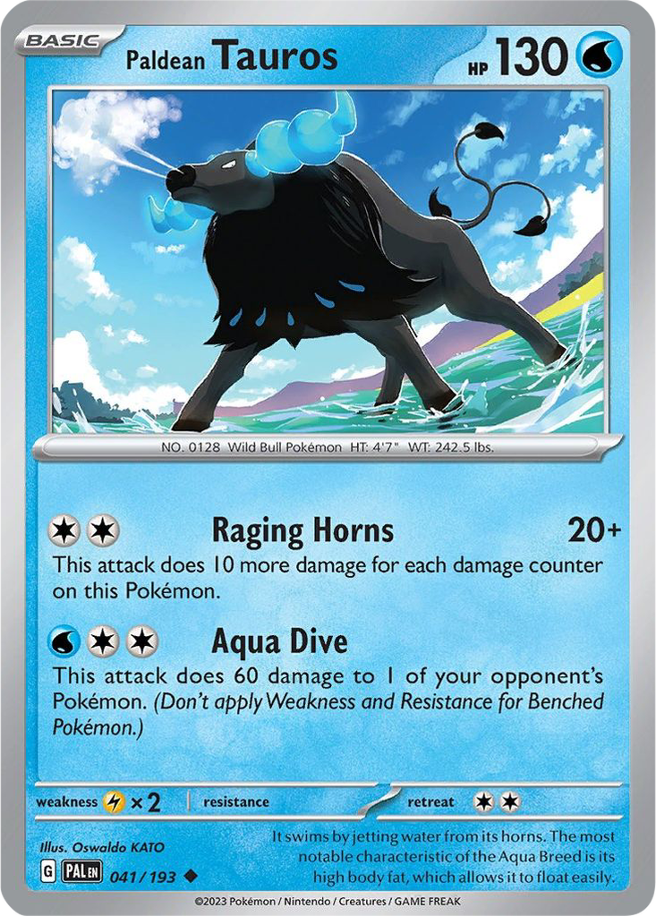 Paldea Evolved 041/193 Paldean Tauros