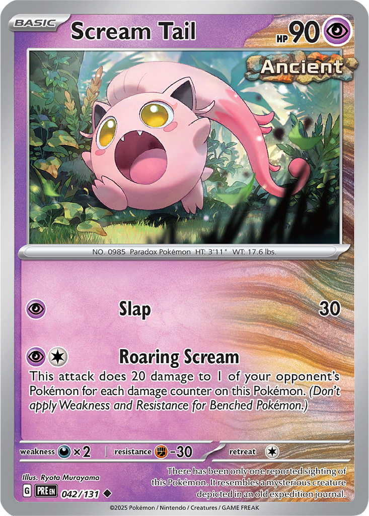 Prismatic Evolutions 042/131 Scream Tail