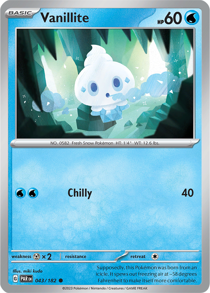 Paradox Rift 043/182 Vanillite