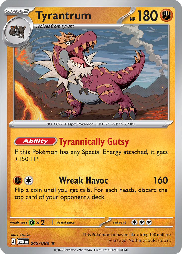 Perfect Order 045/088 Tyrantrum