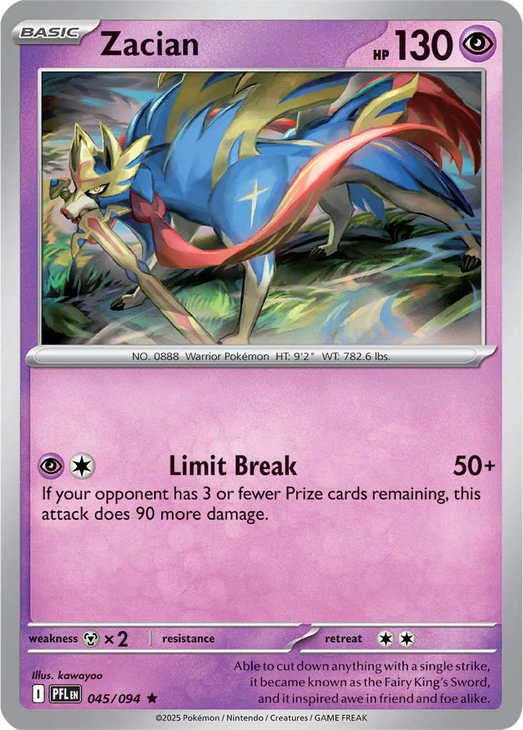 Phantasmal Flames 045/094 Zacian