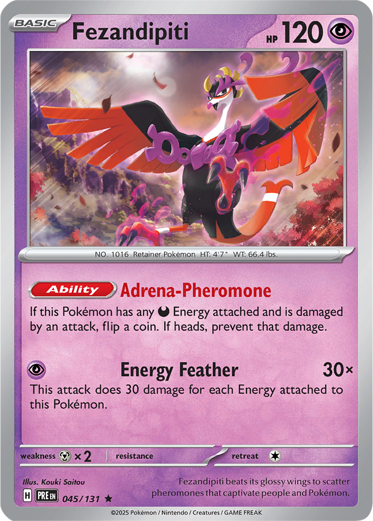 Prismatic Evolutions 045/131 Fezandipiti