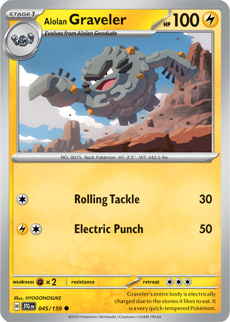 Journey Together 045/159 Alolan Graveler