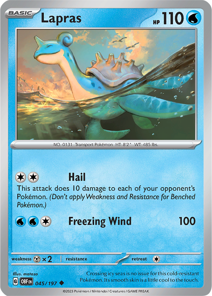 Obsidian Flames 045/197 Lapras