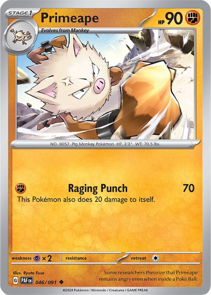 Paldean Fates 046/091 Primeape