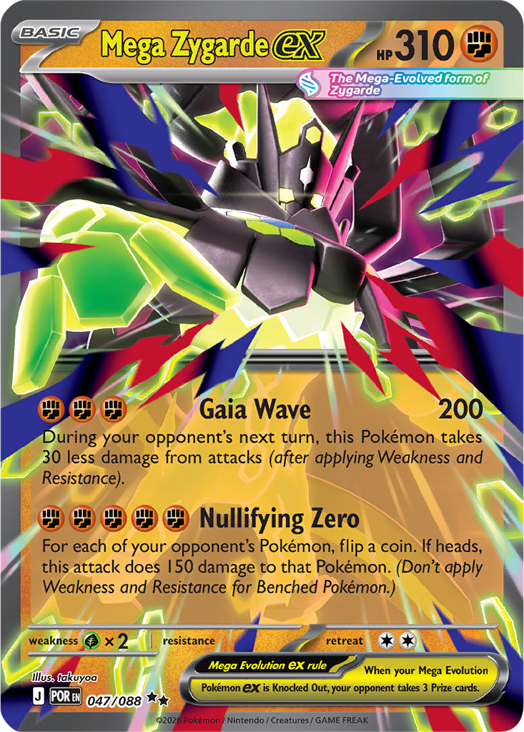 Perfect Order 047/088 Mega Zygarde ex