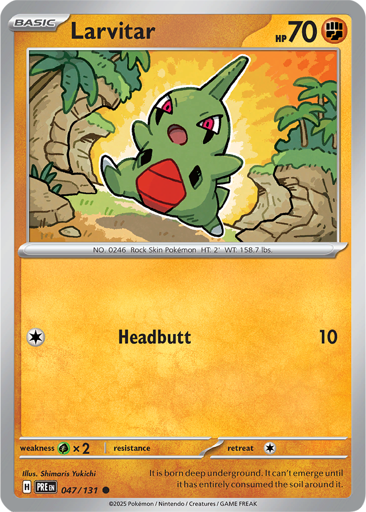 Prismatic Evolutions 047/131 Larvitar