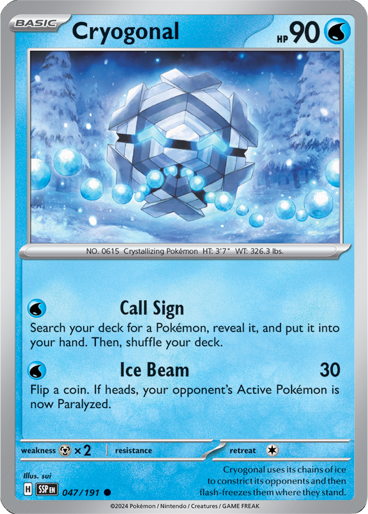 Surging Sparks 047/191 Cryogonal