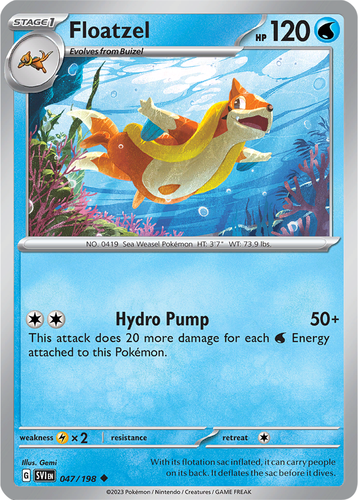 Scarlet & Violet 047/198 Floatzel