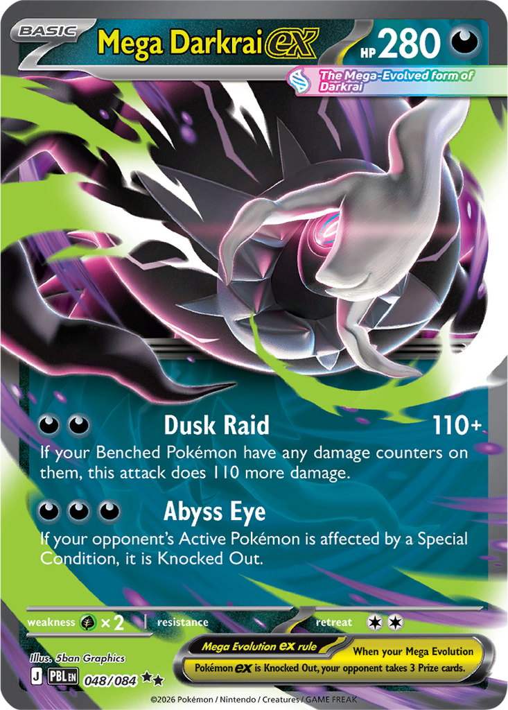 Pitch Black 048/084 Mega Darkrai ex