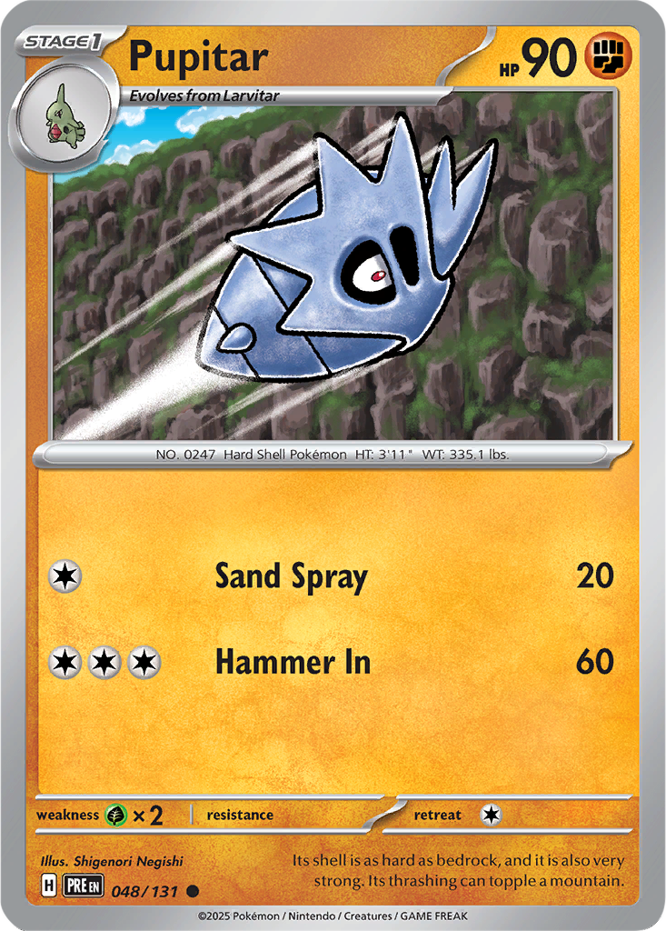 Prismatic Evolutions 048/131 Pupitar