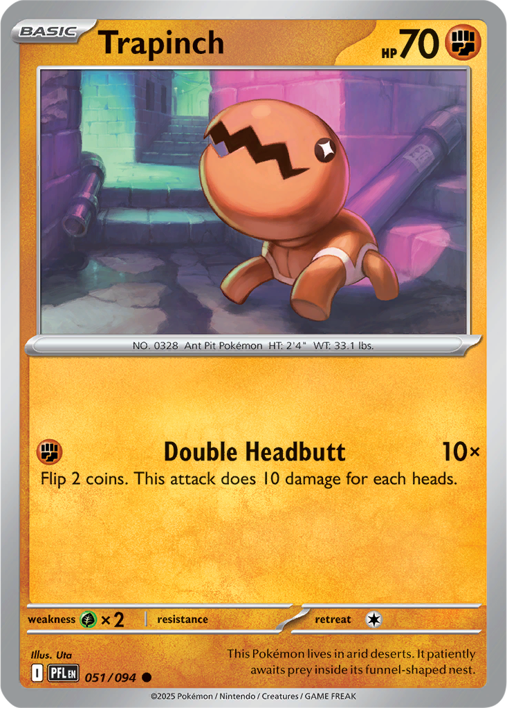 Phantasmal Flames 051/094 Trapinch