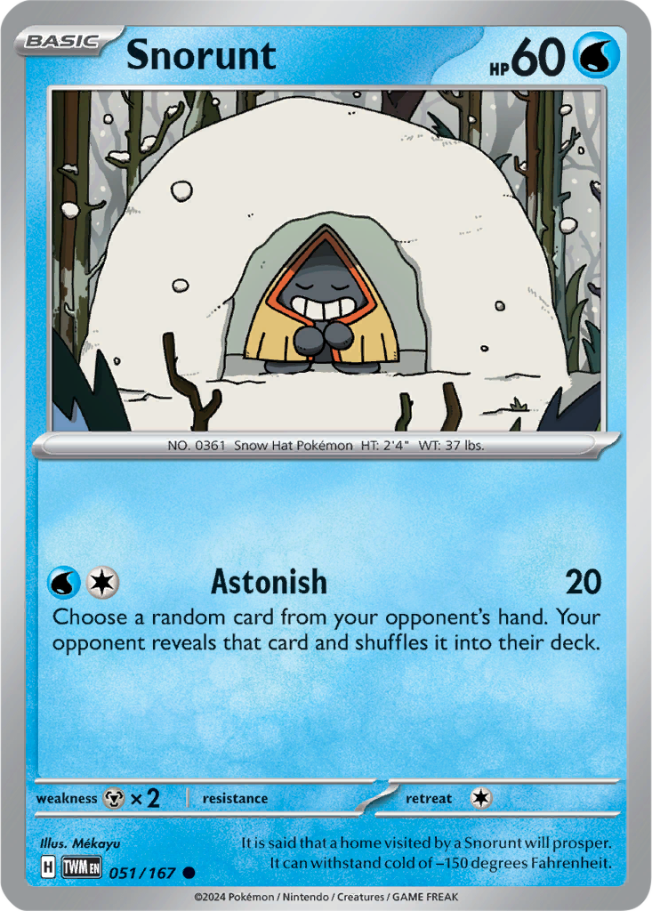 Twilight Masquerade 051/167 Snorunt
