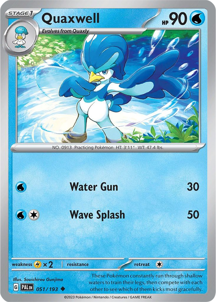 Paldea Evolved 051/193 Quaxwell