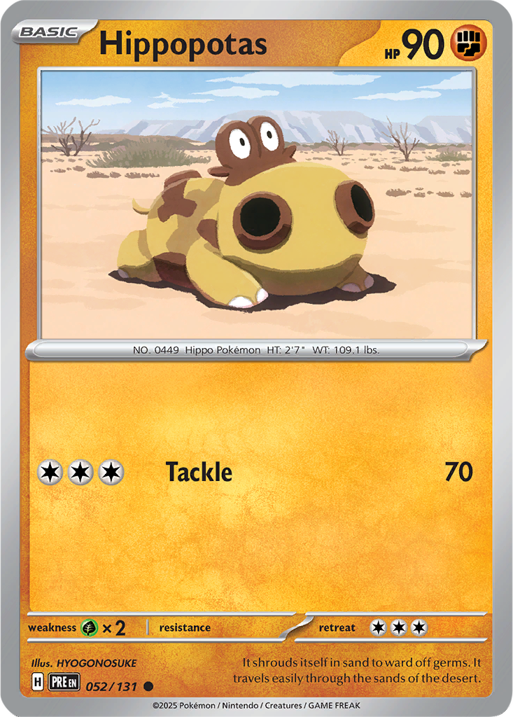 Prismatic Evolutions 052/131 Hippopotas