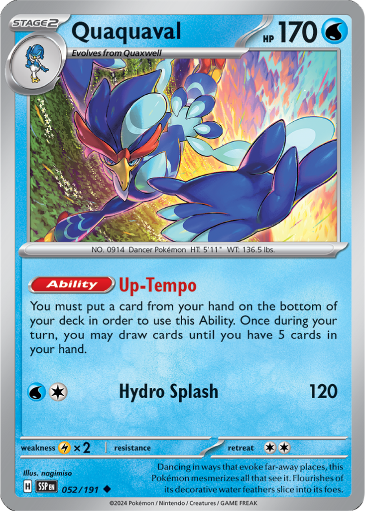 Surging Sparks 052/191 Quaquaval