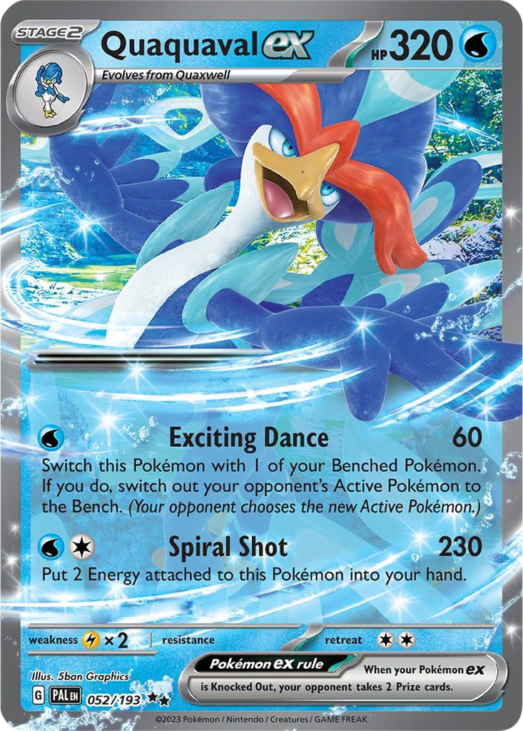 Paldea Evolved 052/193 Quaquaval ex