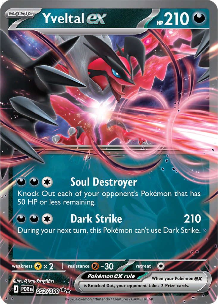 Perfect Order 053/088 Yveltal ex