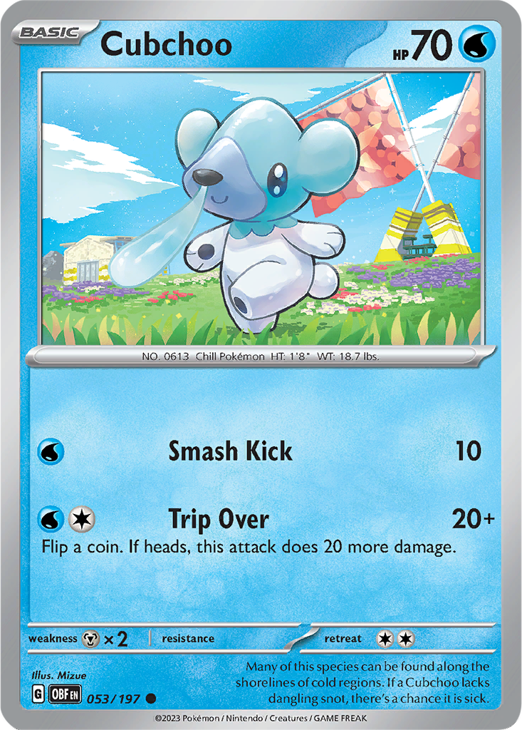 Obsidian Flames 053/197 Cubchoo
