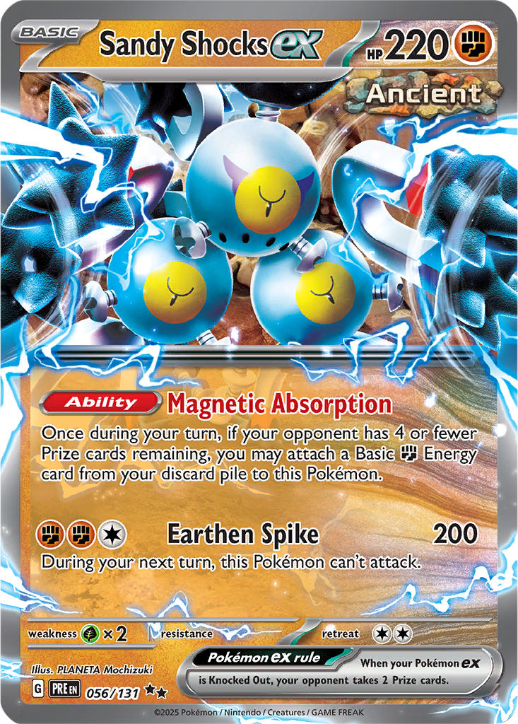 Prismatic Evolutions 056/131 Sandy Shocks ex