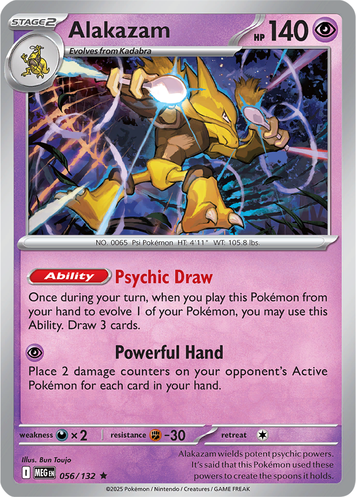 Mega Evolution 056/132 Alakazam