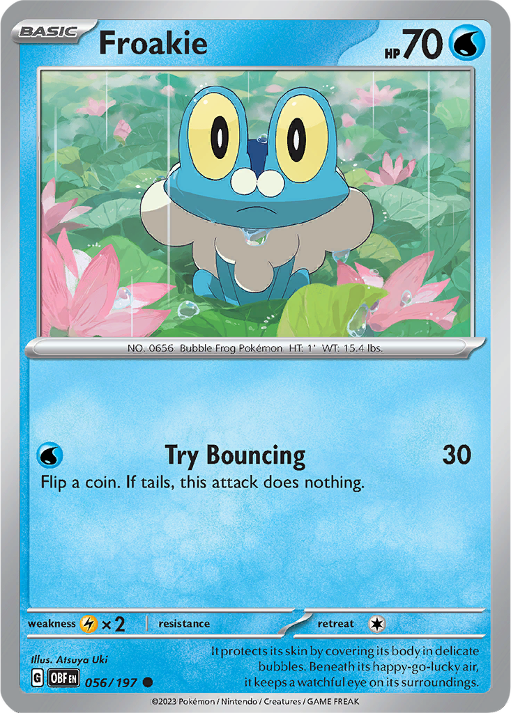 Obsidian Flames 056/197 Froakie