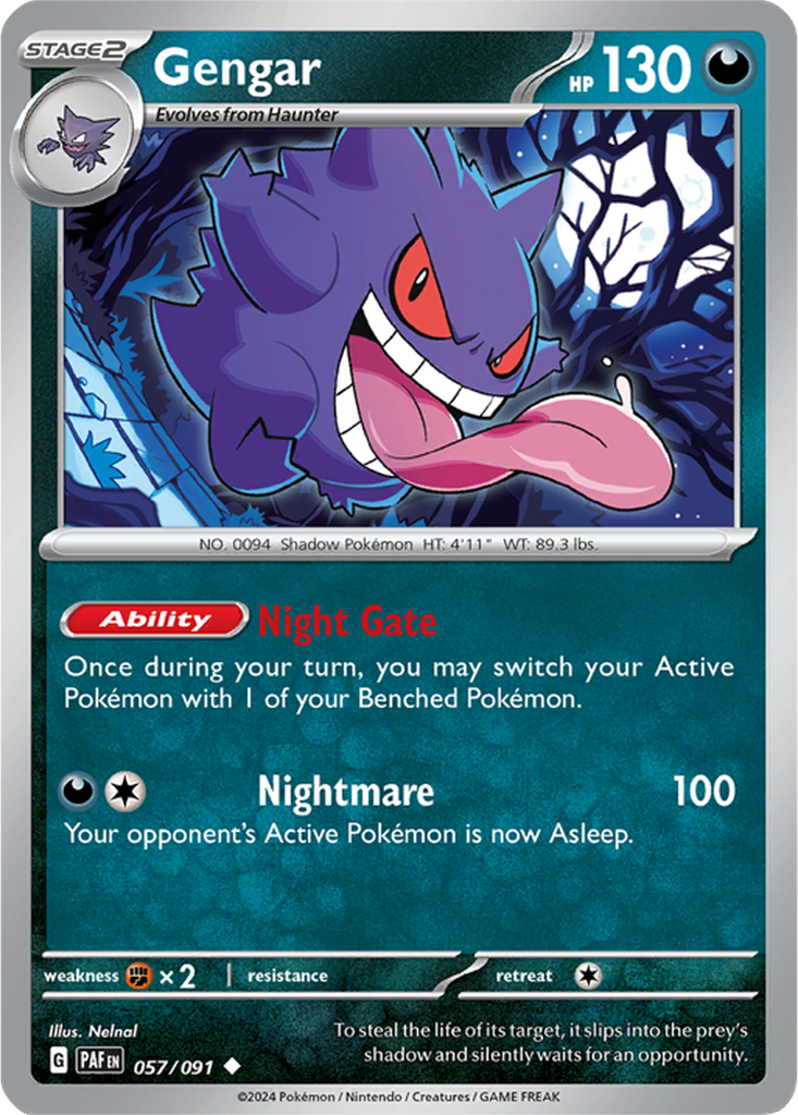 Paldean Fates 057/091 Gengar
