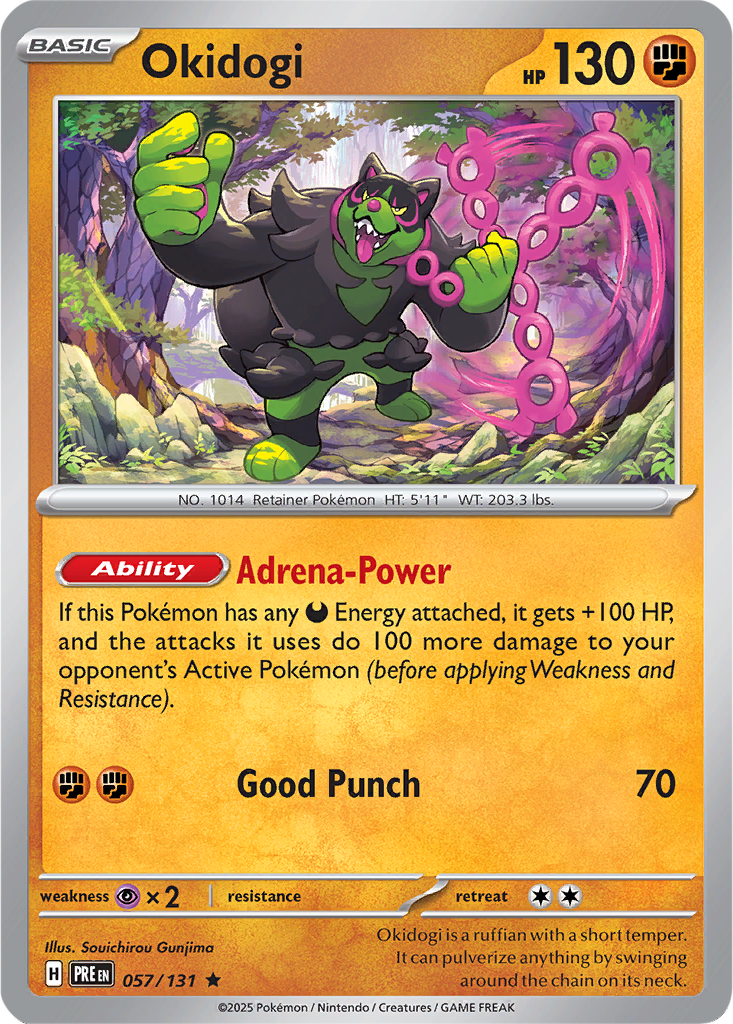 Prismatic Evolutions 057/131 Okidogi