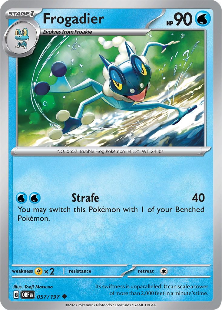 Obsidian Flames 057/197 Frogadier