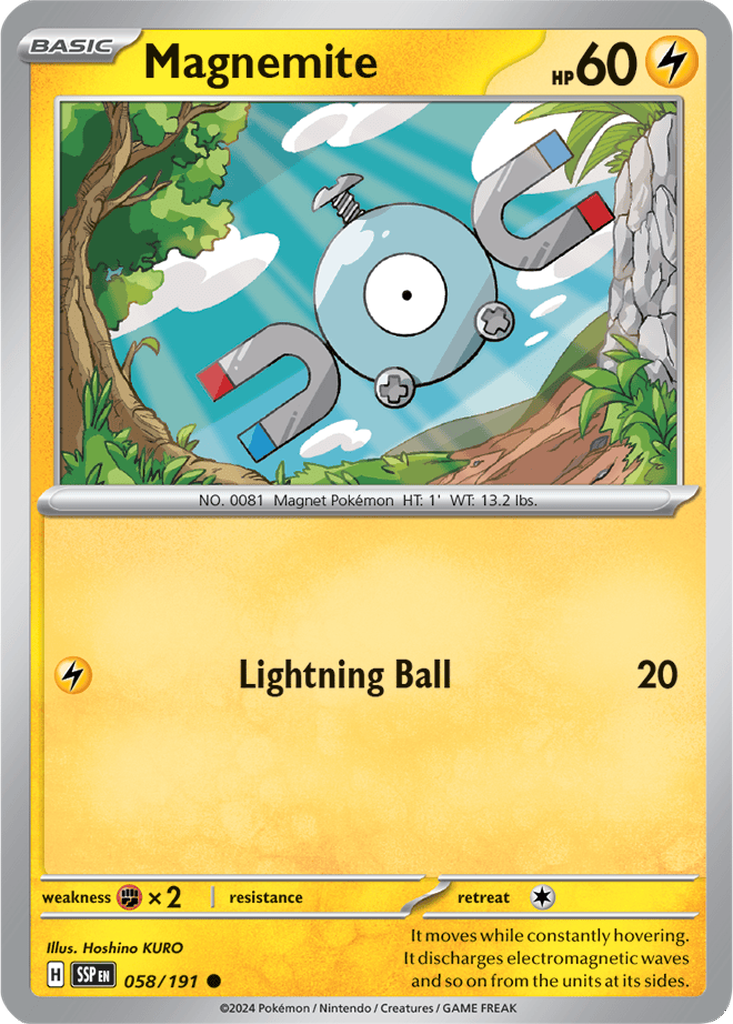 Surging Sparks 058/191 Magnemite