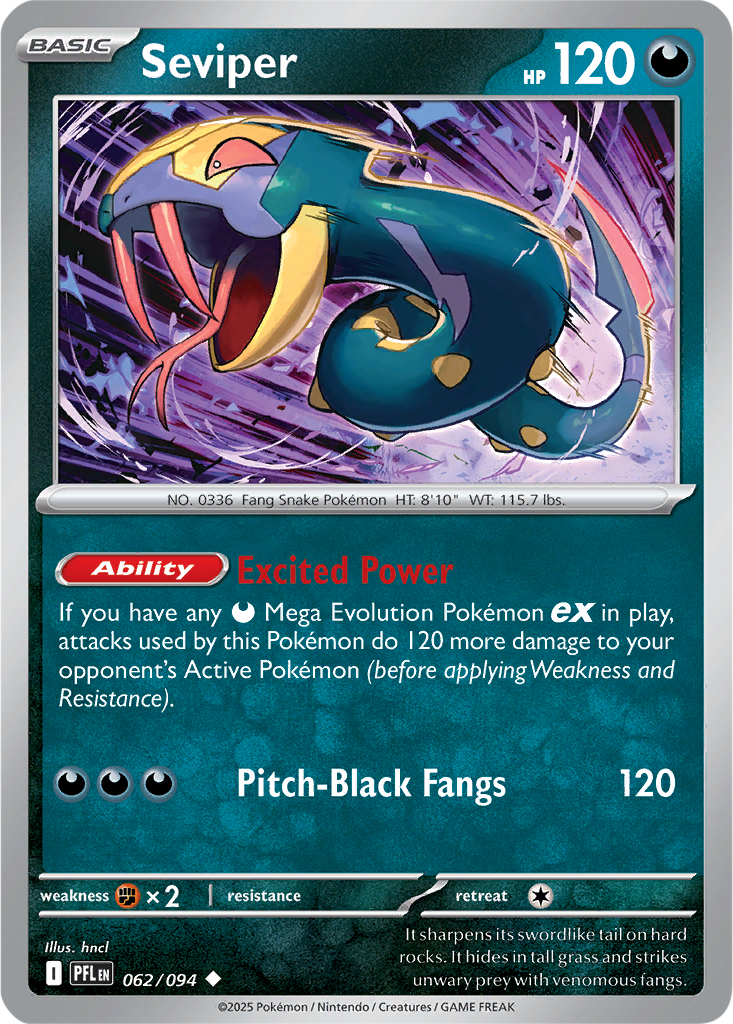 Phantasmal Flames 062/094 Seviper