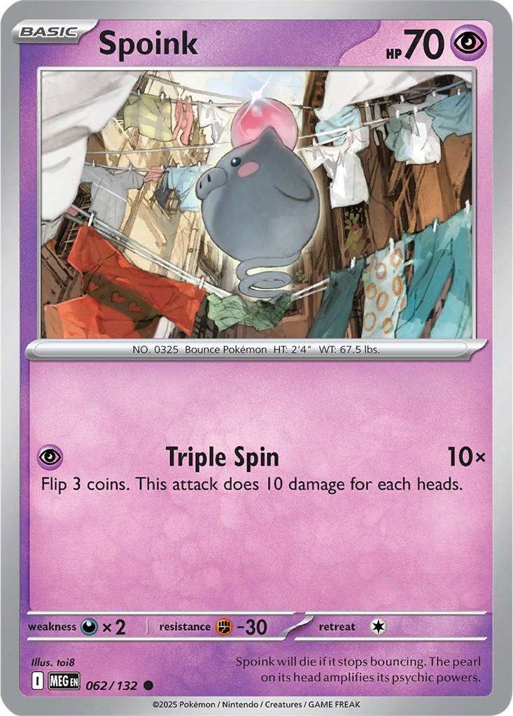 Mega Evolution 062/132 Spoink