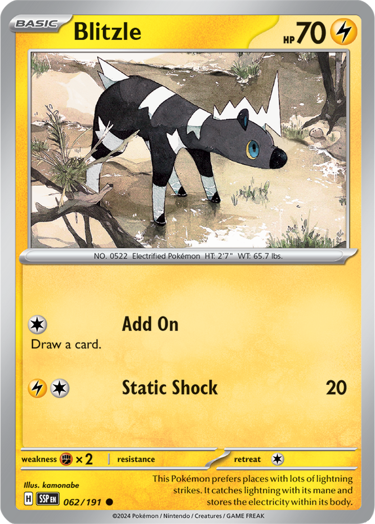 Surging Sparks 062/191 Blitzle