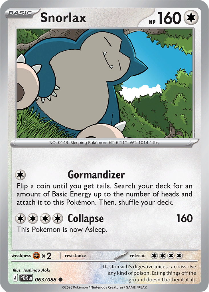 Perfect Order 063/088 Snorlax
