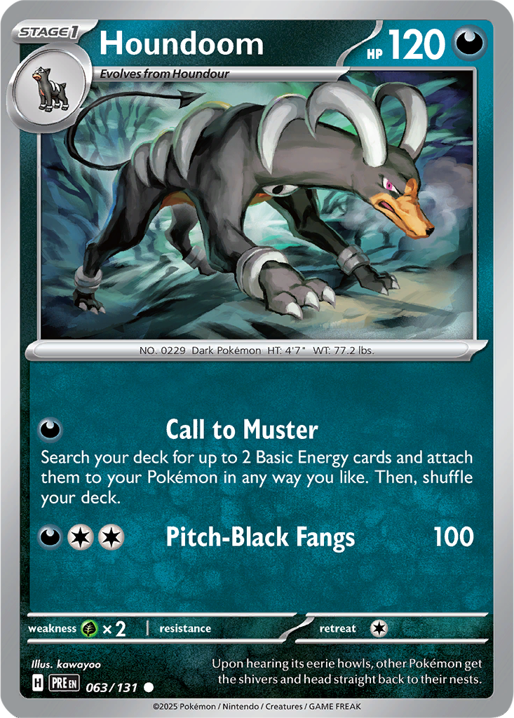 Prismatic Evolutions 063/131 Houndoom