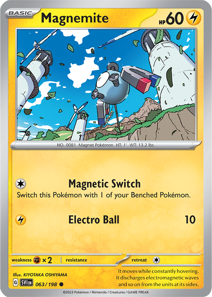 Scarlet & Violet 063/198 Magnemite