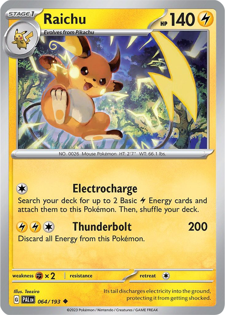 Paldea Evolved 064/193 Raichu