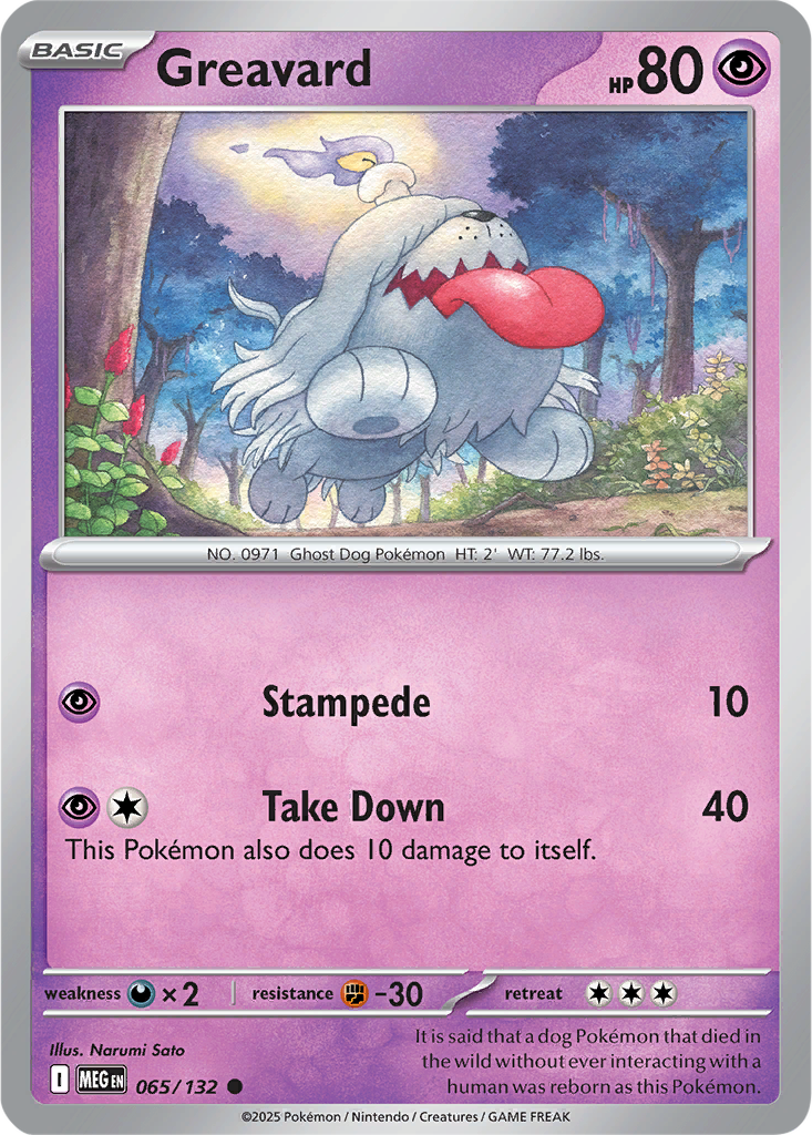 Mega Evolution 065/132 Greavard