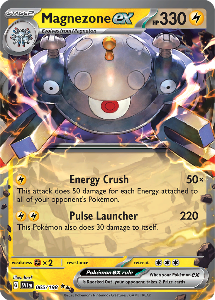 Scarlet & Violet 065/198 Magnezone ex