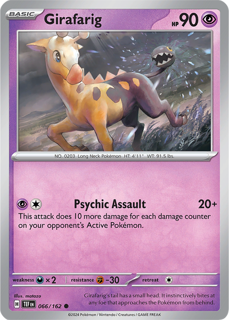 Temporal Forces 066/162 Girafarig