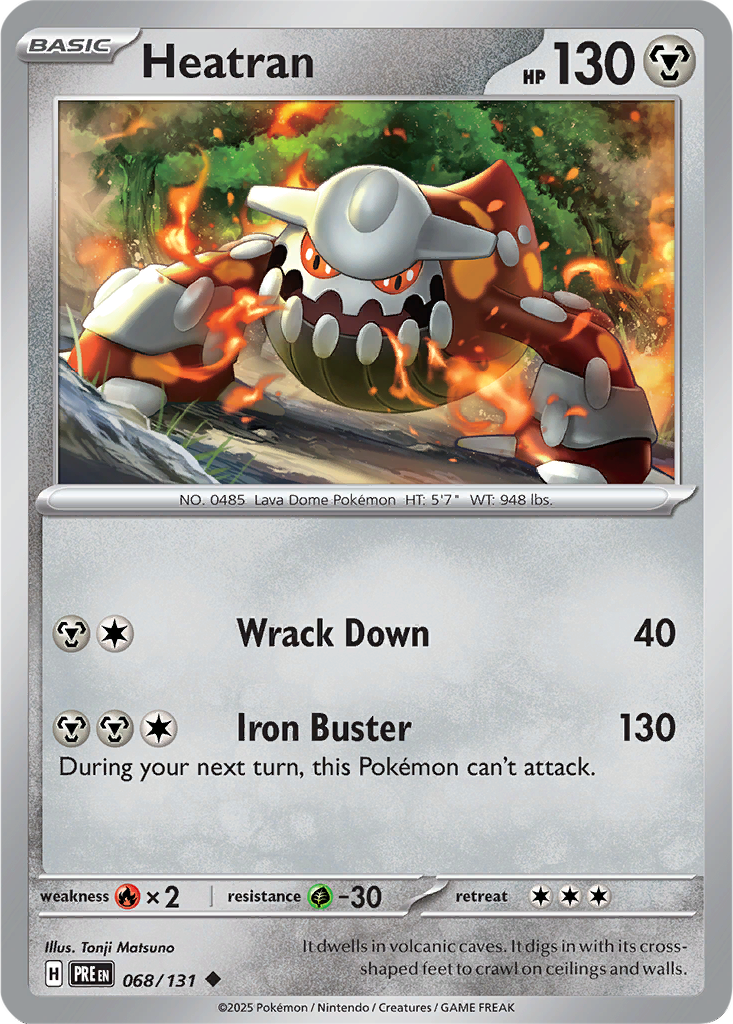 Prismatic Evolutions 068/131 Heatran