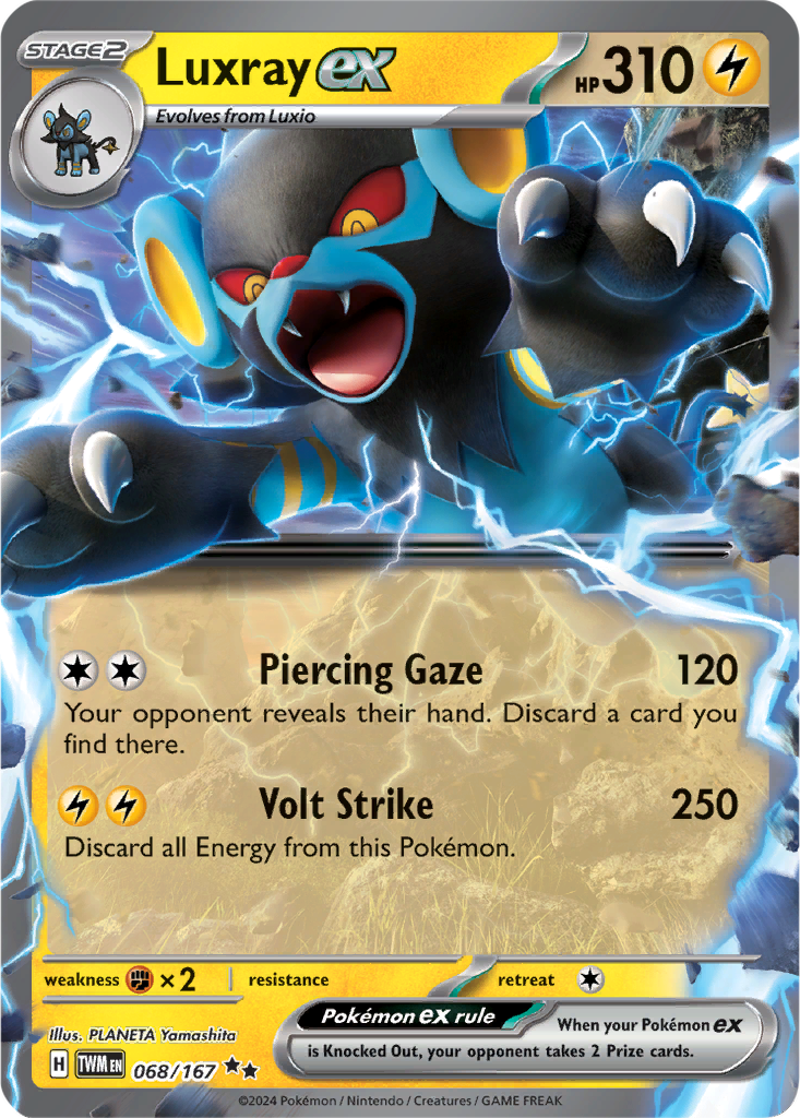Twilight Masquerade 068/167 Luxray ex