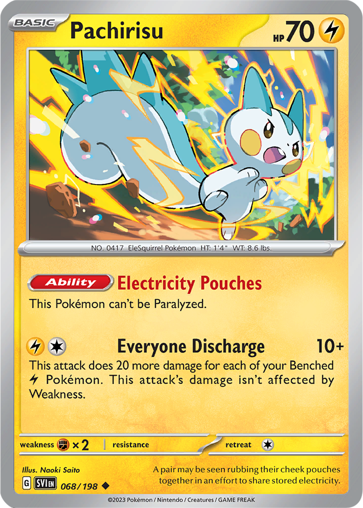 Scarlet & Violet 068/198 Pachirisu