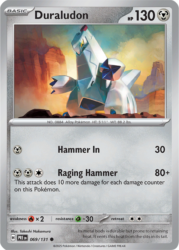Prismatic Evolutions 069/131 Duraludon