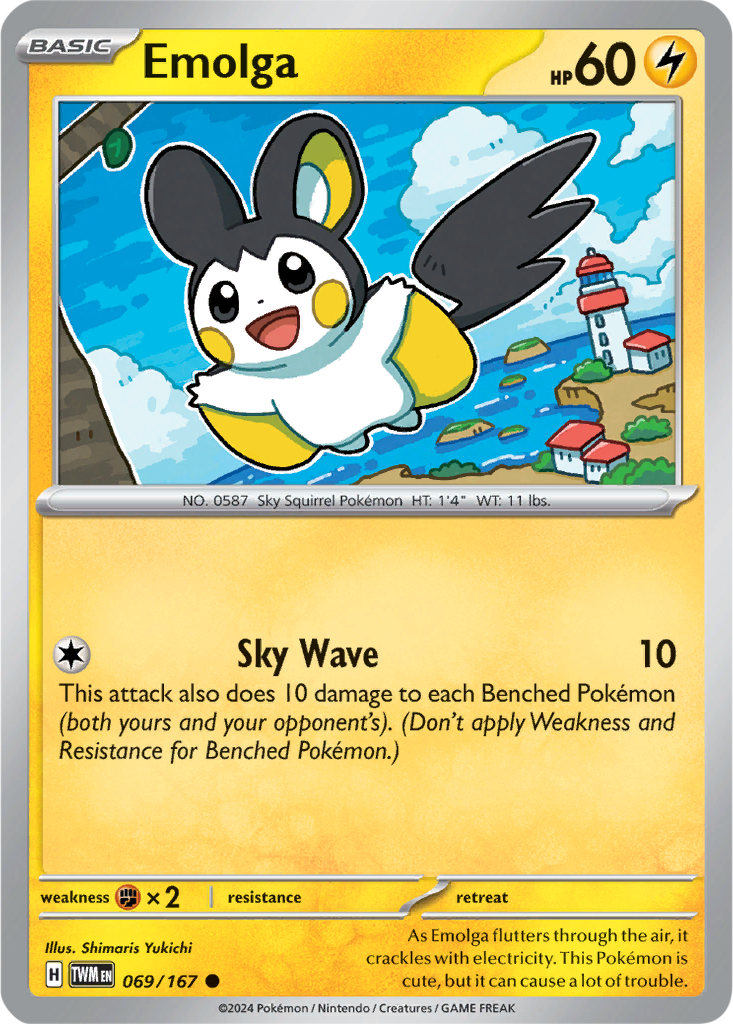 Twilight Masquerade 069/167 Emolga