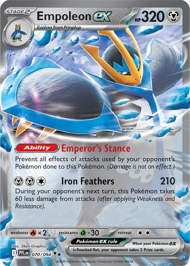 Phantasmal Flames 070/094 Empoleon ex