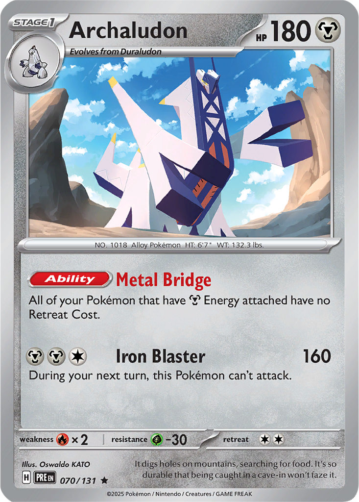 Prismatic Evolutions 070/131 Archaludon
