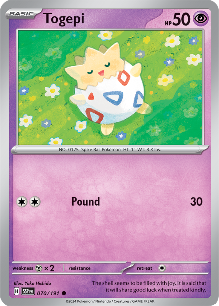 Surging Sparks 070/191 Togepi