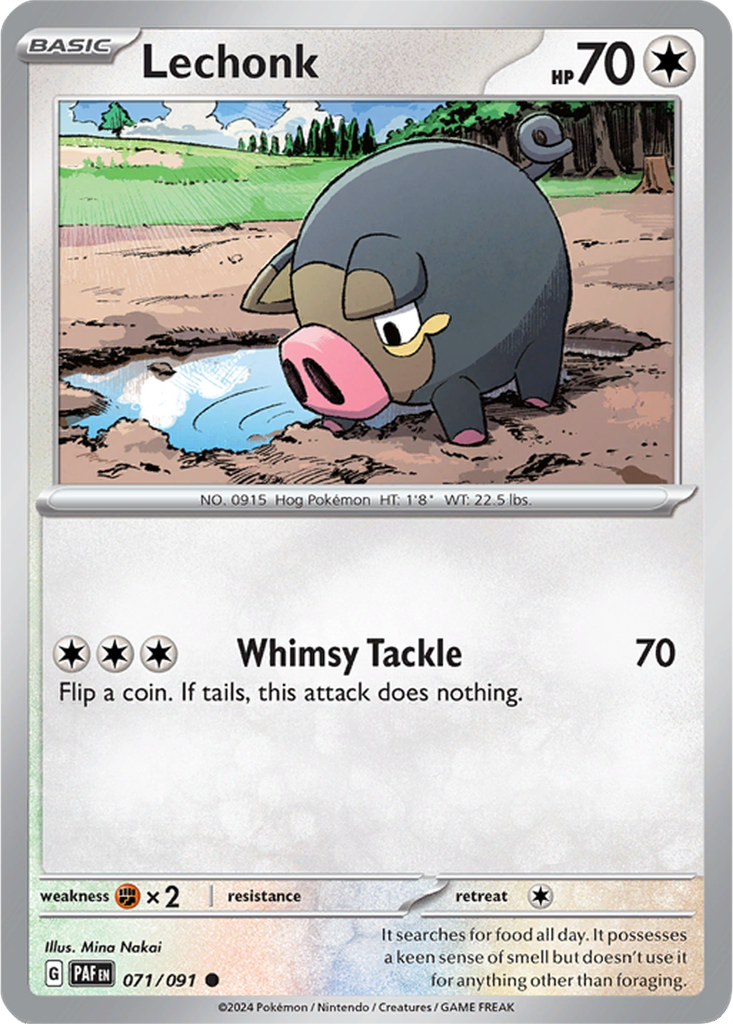 Paldean Fates 071/091 Lechonk